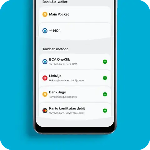 Berbagai metode pembayaran
