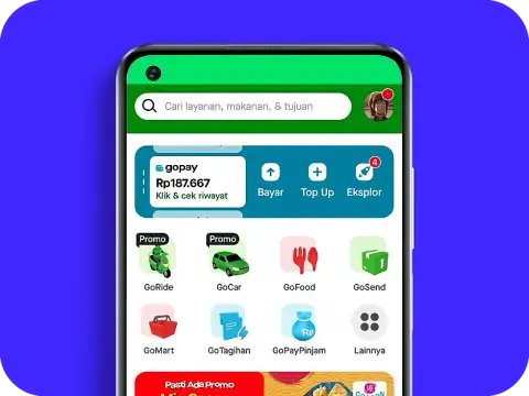 Bayar semua layanan Gojek