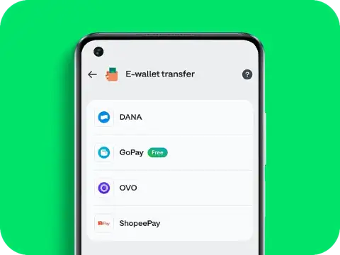 Ke e-wallet lain